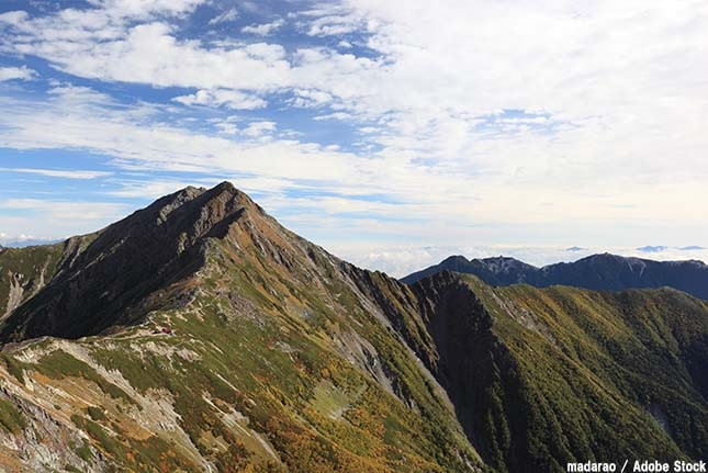 日本で2番目に高い山は「北岳」